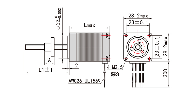 外驅(qū)式直線步進(jìn)電機(jī)-11HY34