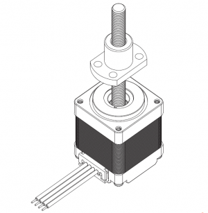 外驅(qū)式滾珠絲桿直線電機(jī)-28H51MBG