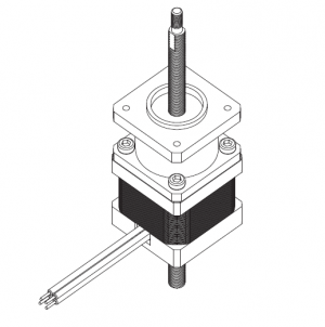 外驅(qū)式滾珠絲桿直線步進(jìn)電機(jī)-35MBG