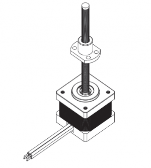 貫通式滾珠絲桿直線步進(jìn)電機(jī)-35MBTG