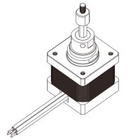 35mm系列固定軸式直線步進電機-14HYA