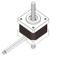 35mm系列貫通式直線步進(jìn)電機(jī)-14HYL