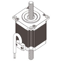 57mm貫通式直線步進電機-23HY45L