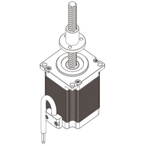 57mm外部驅(qū)動(dòng)式直線步進(jìn)電機(jī)-23HY56