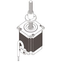 86mm推桿式直線(xiàn)步進(jìn)電機(jī)-34HYA