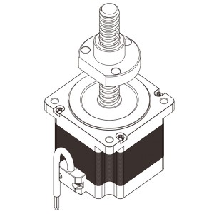 86mm外部驅動式直線步進電機-34HY98